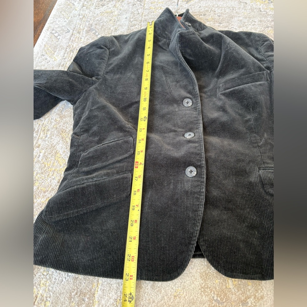 Ralph Lauren Blue Label Black Corduroy Blazer size 12 - Picture 9 of 11